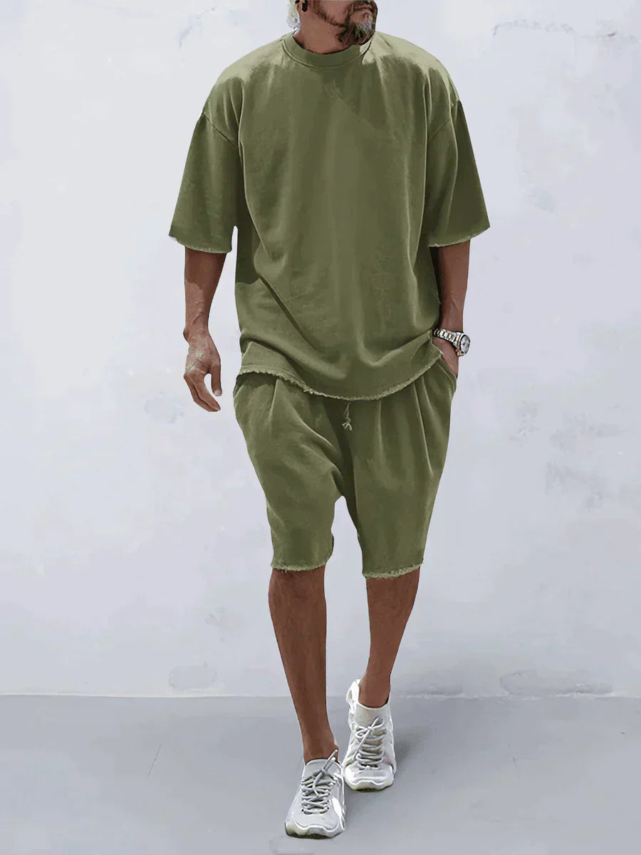 Casual Overhemd Met Korte Broek Voor Heren – Mitch