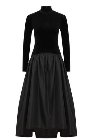 Florienne Midi-Jurk Met Lange Mouwen