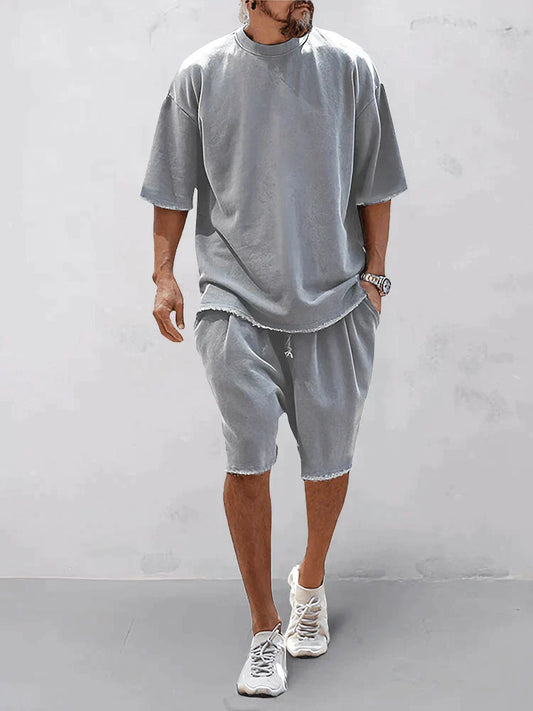 Casual Overhemd Met Korte Broek Voor Heren – Mitch