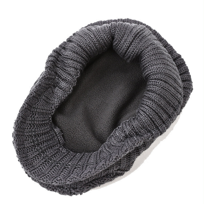 Haven Gebreide Flat Cap – Tijdloze Warmte in Klassiek Design