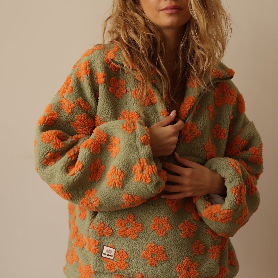 Daisy | Fleece-trui Bloom