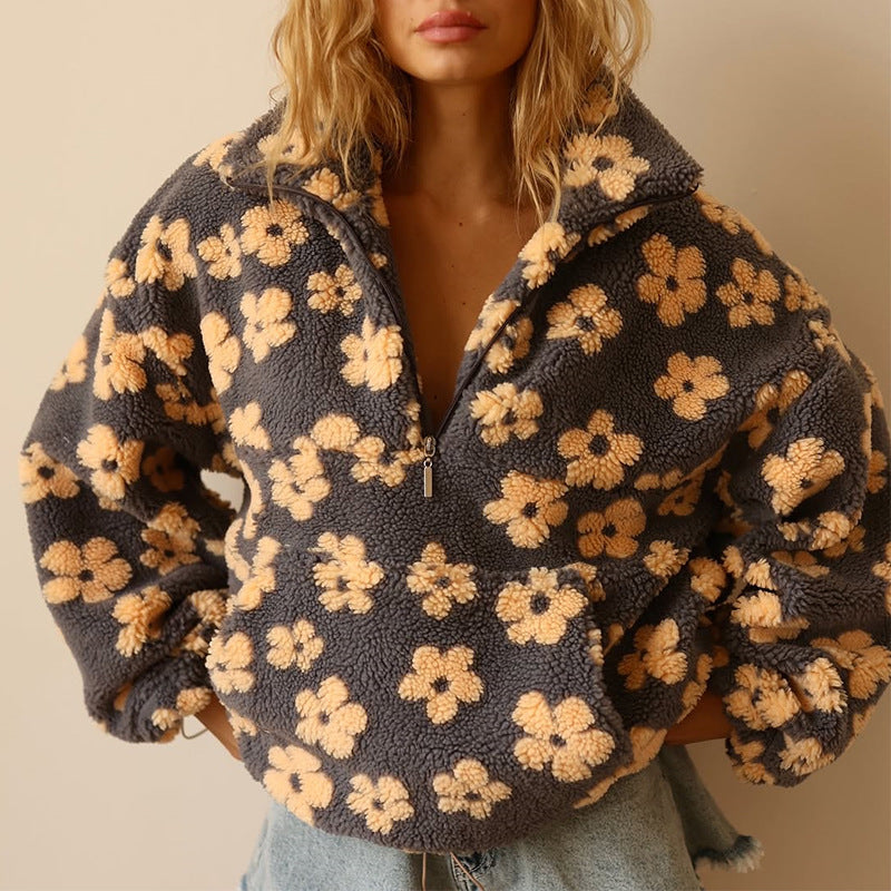 Daisy | Fleece-trui Bloom