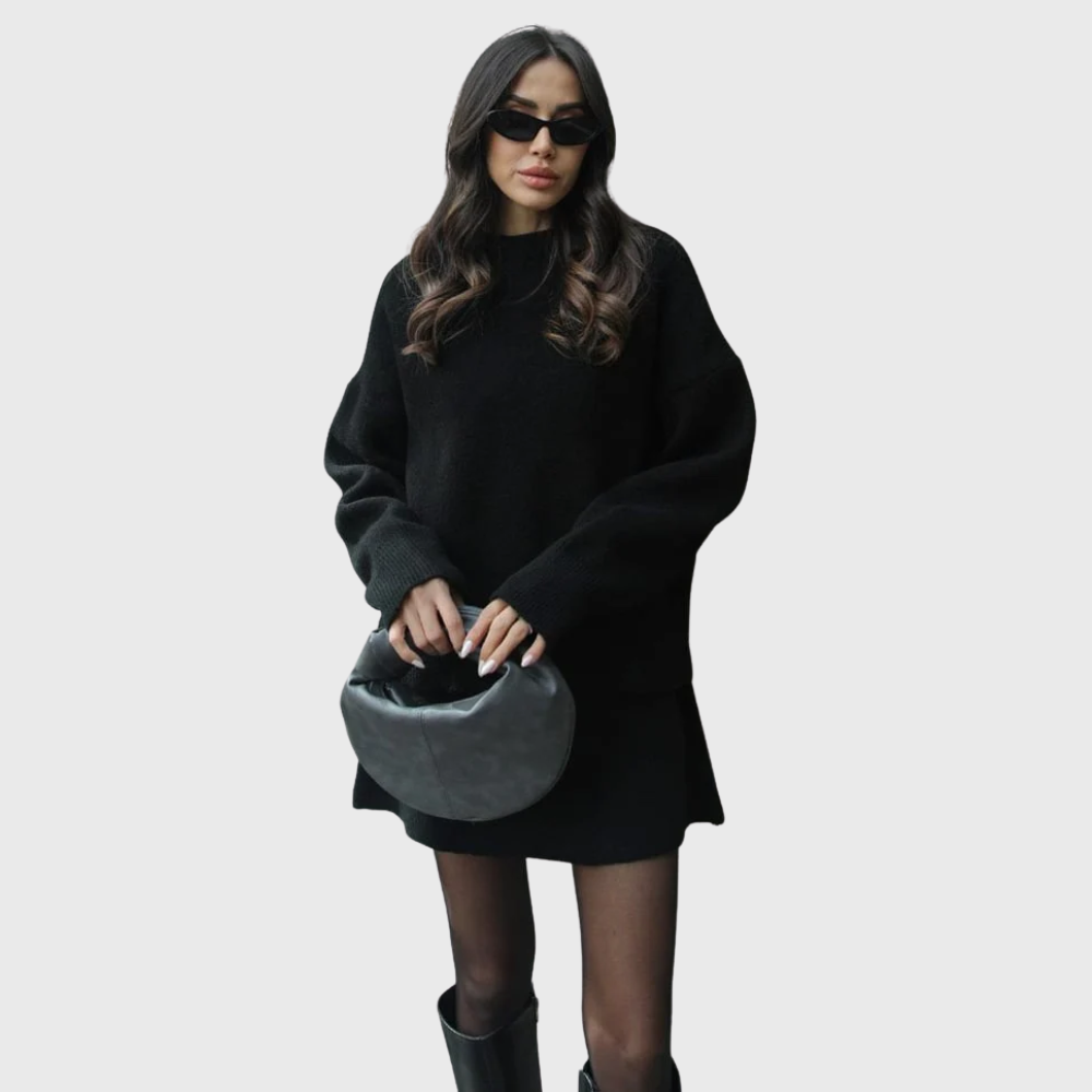 Dieprood Knit Set | Elegantie in eenvoud