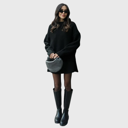 Dieprood Knit Set | Elegantie in eenvoud