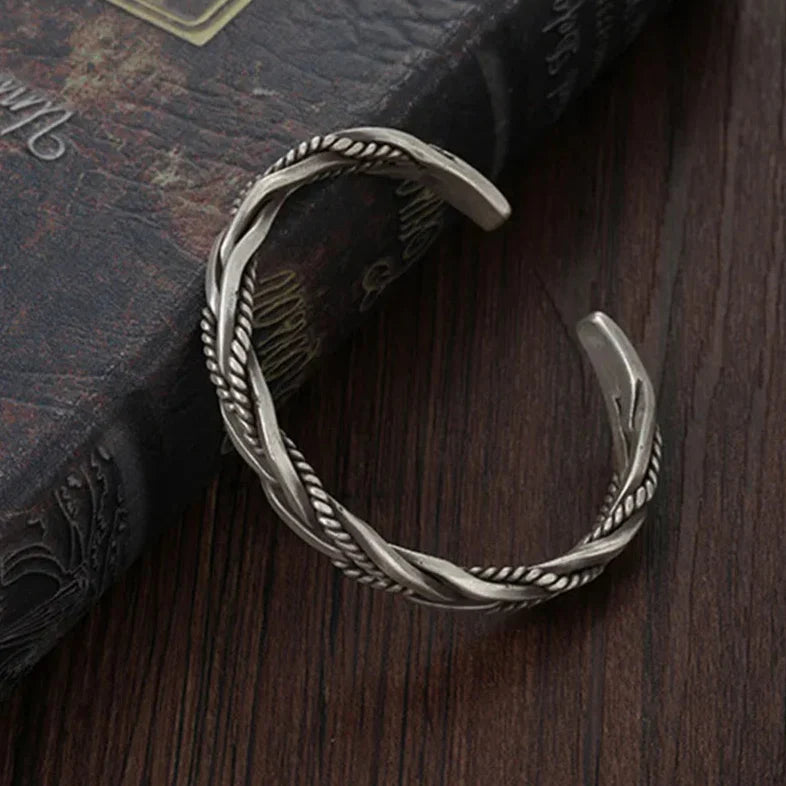 Torin Zilveren Manchetarmband