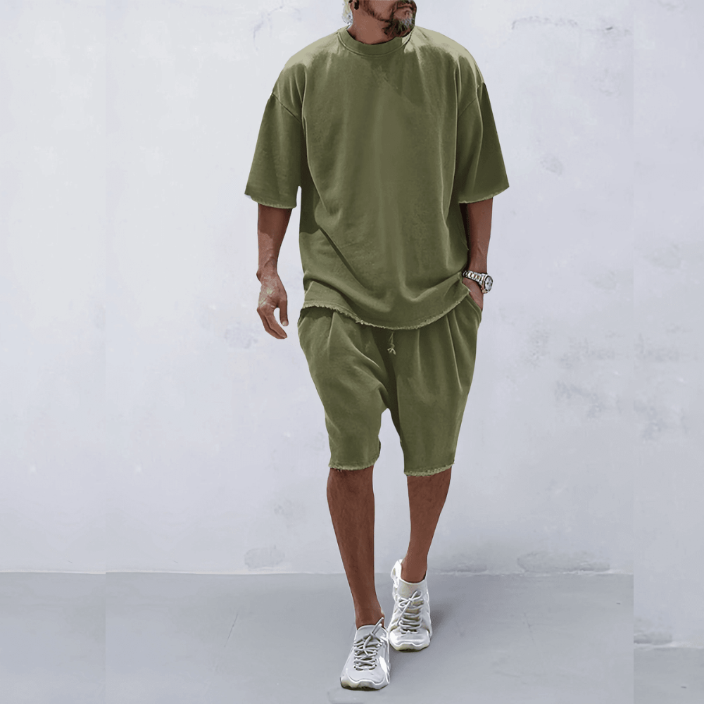 Casual Overhemd Met Korte Broek Voor Heren – Mitch