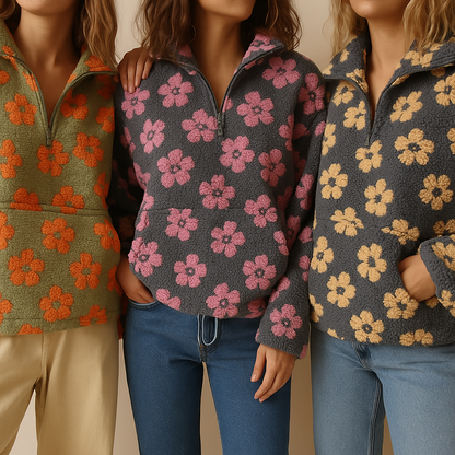 Daisy | Fleece-trui Bloom
