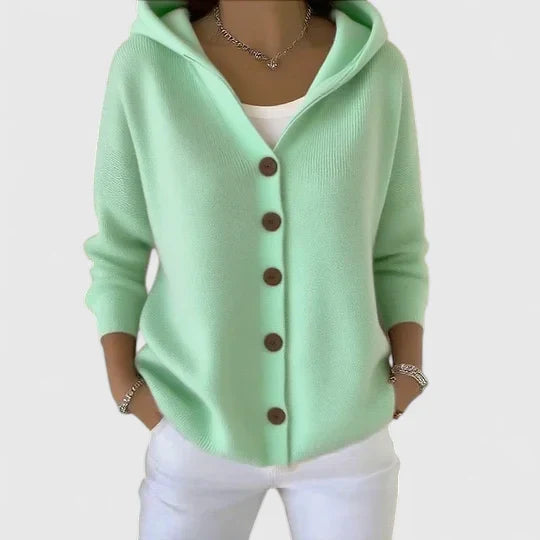 Zachte Roze Hoodie-Cardigan | Warmte en stijl in één