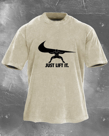 Just Lift It T-Shirt | Kracht in elke vezel