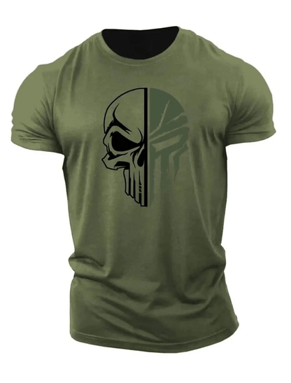 Military Skull T-Shirt | Stoer en krachtig in elke situatie