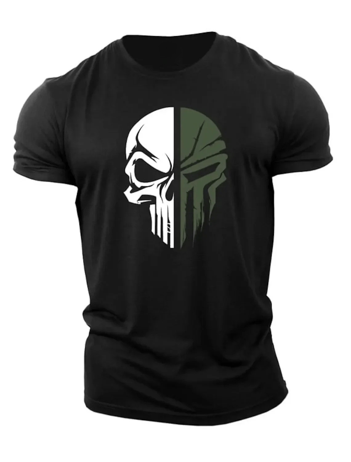 Military Skull T-Shirt | Stoer en krachtig in elke situatie