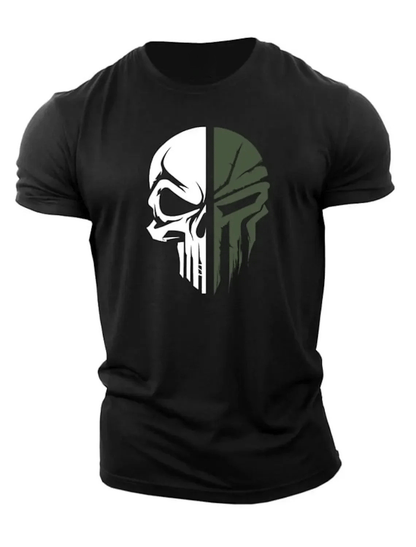 Military Skull T-Shirt | Stoer en krachtig in elke situatie